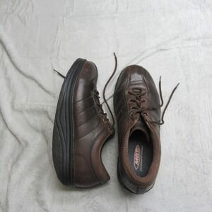 MBT Shoes Mens 10.5 Brown Leather Physiological Toning Oxford Comfort Walking